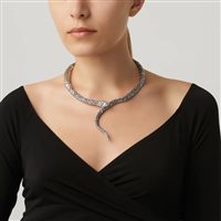 Collana Giovanni Raspini Donna Serpente in Argento 11254 - 11254